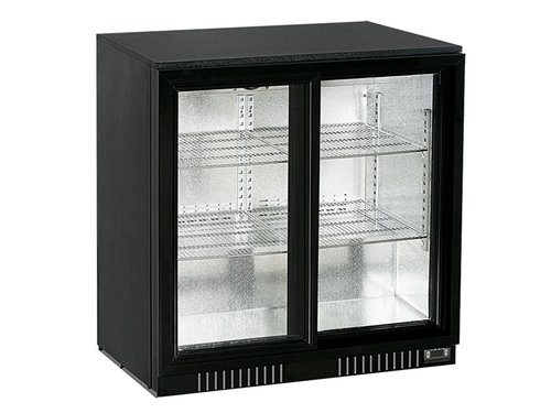 Backbar KBS 196 mit 2 Glasschiebetren, LED...