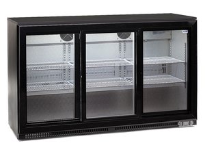 Backbar 300 Liter KBS 321 mit�3 Glasschiebet�ren, LED...