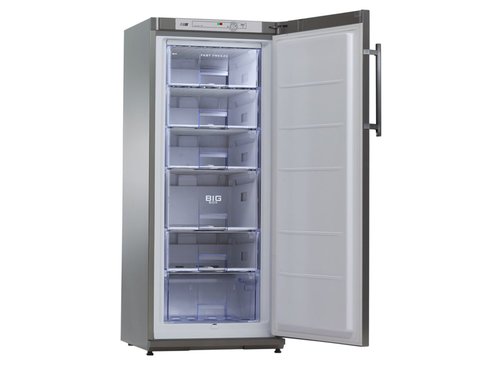 Edelstahltiefkhlschrank TK 220 CHR, Inhalt 215 Liter,...