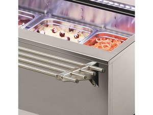 Tablettrutsche Rundrohr f�r Salatbar Isola 8M VT