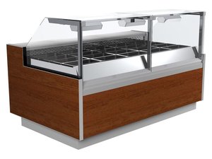 Bain Marie Verkaufstheke Speiseausgabetheke Kubus 1330 BM...