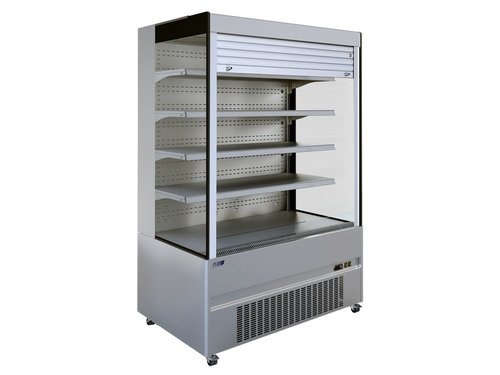 Wandk�hlregal Shutter Pro 1935 mit integriertem Rollladen und 4 h�henverstellbaren B�den, 193,5 x 74 x 199,4 cm