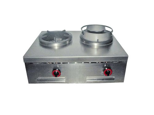 Wokherd 2 Brenner 180 mm Tischmodell 2x13kW, 80 x 60 x...