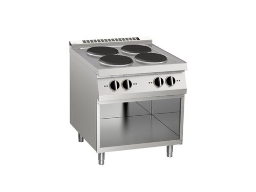 Elektro-Herd, 4 Platten, 10,4 kW, offener Unterbau, BTH...