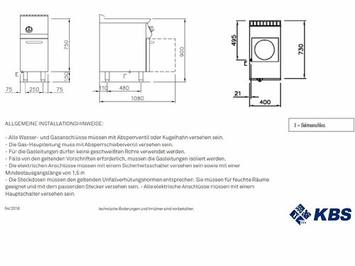 Induktions-Wok, 1 Heizzone, 5 kW, offener Unterbau, BTH...