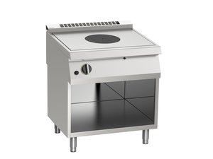 Gas-Kochfl�che Gl�hplattenherd, 14 kW, offener Unterbau,...