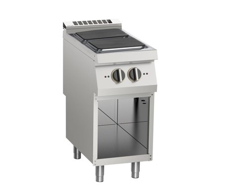 Elektro-Herd mit 2 quadratischen Platten, 8 kW, offener...