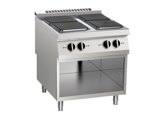 Elektro-Herd mit 4 quadratischen Platten, 16 kW, offener...