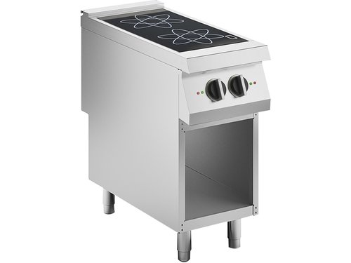 Induktionsherd mit 2 Kochzonen, 2x 5 kW, offener...