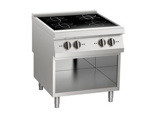Induktionsherd mit 4 Kochzonen, 4x 5 kW, offener...
