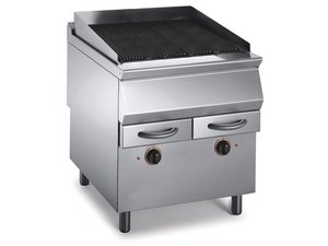 Elektro-Vaporgrill 15 kW mit Wasserbecken & Ablasshahn,...