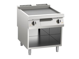 Elektro-Grillplatte, glatt verchromt, 15 kW, mit 2...