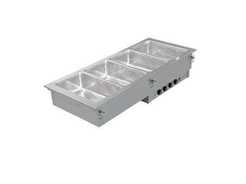 Einbau Bain Marie, 4x GN 1/1 mit getrennt regelbaren...