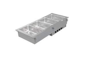Einbau Bain Marie, 4x GN 1/1 mit getrennt regelbaren...