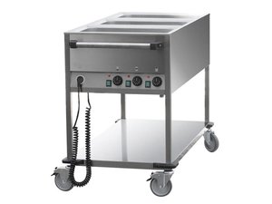 Bainmarie Wagen, 2x GN 1/1, kurzseitige Bedienung,...