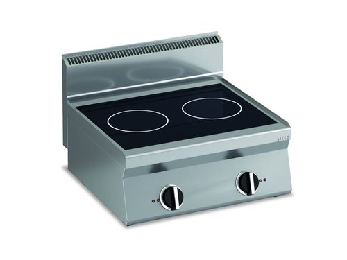 Induktions-Kochflche mit 2 Platten je 5 kW  220 mm,...
