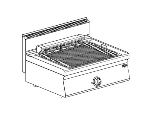 Elektro Vaporrostbrter, Grillflche 540 x 420 mm,8,16...