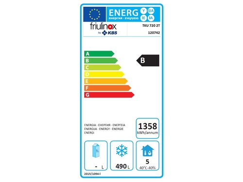 Edelstahl Tiefkhlschrank TKU 720 2trig friulinox by...
