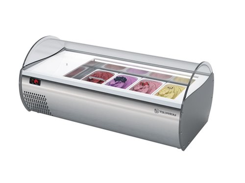 Aufsatzvitrine f�r Speiseeis ASV Eis 3, mit berohrter...