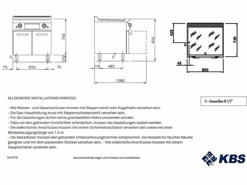 Gas-Grillplatte, glatt verchromt, 14 kW, mit 2 Heizzonen,...