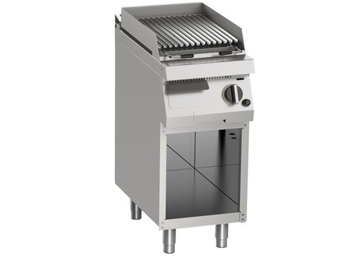 Gas-Lavasteingrill, 1 Heizzone, 10 kW, offener Unterbau,...