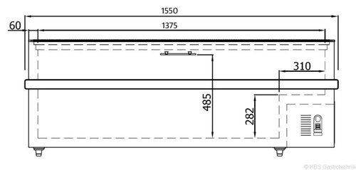 Impuls-Tiefkhltruhe Snow 15, Inhalt 597 Liter, mit...