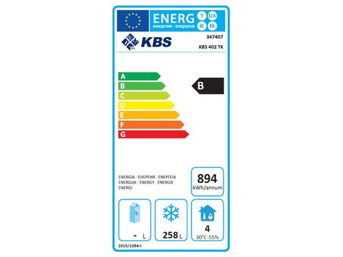 Tiefkhlschrank KBS 402 TK, Inhalt 400 Liter, stille...