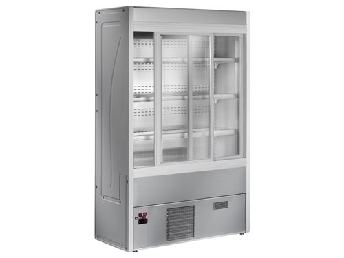 Wandkhlregal mit Schiebetren,100 x 54,5 x 190 cm,...