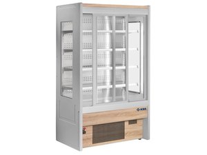 Wandk�hlregal mit Schiebet�ren, 150 x 74,5 x 203,5 cm,...