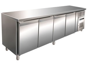 K�hltisch KT 410, mit 4 T�ren (GN 1/1), Inhalt 616 Liter,...