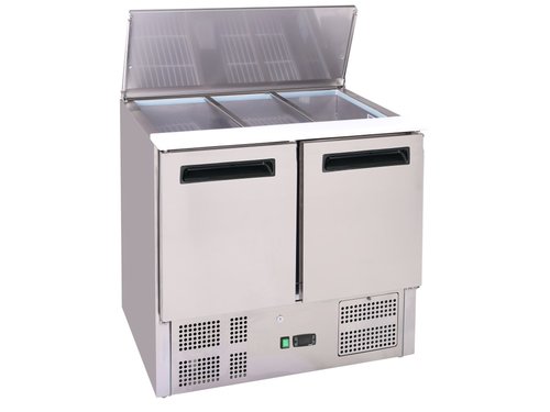 Saladette 90  f�r 2x GN1/1 und 3x GN1/6, Inhalt 247 Liter, 900 x 700 x 875 mm