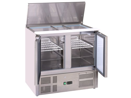 Saladette 90  f�r 2x GN1/1 und 3x GN1/6, Inhalt 247 Liter, 900 x 700 x 875 mm