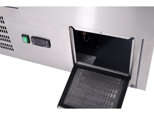 K�hltisch LGA 20 mit Umluftk�hlung, 2 T�ren, Inhalt 256 Liter 903 x 700 x 875 mm