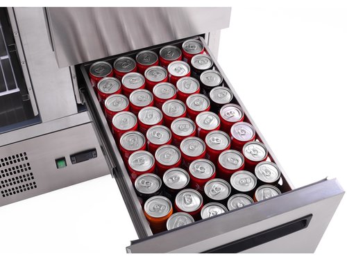 Khltisch LGA 22 mit Umluftkhlung, 1 Tr, 2 Schubladen,...