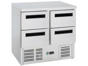 Khltisch 24 mit Umluftkhlung, 4 Schubladen, Inhalt 256...