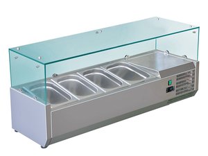 K�hlaufsatz f�r 4x GN 1/3, 40 Liter, 1200 x 395 x 435 mm