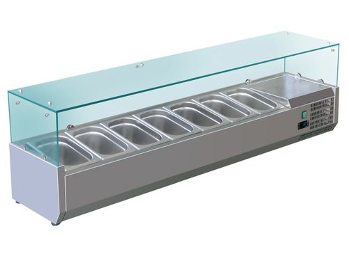 Khlaufsatz fr 7x GN 1/3, 60 Liter, 1600 x 395 x 435 mm