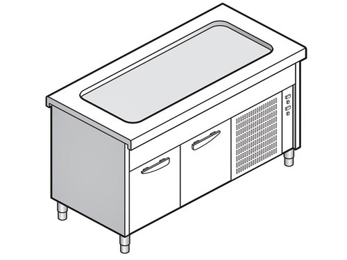Kaltausgabe, Modul mit gekhlter Flche fr 6x GN 1/1,...