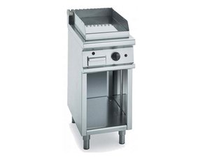 Elektro-Griddleplatte, hartverchromt glatt, 400 x 900 x...