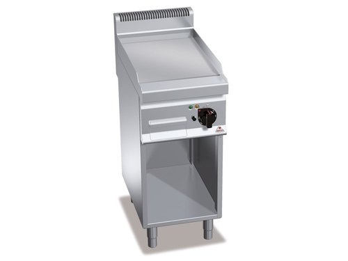 Elektro Grillplatte, Bratplatte glatt, offener Unterbau,...