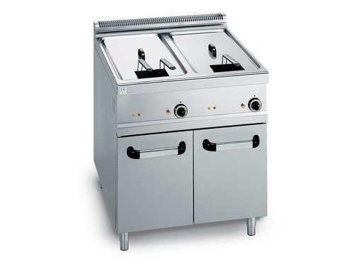 Elektro Doppelfritteuse, 2x 22 Liter, 800 x 900 x 900 mm,...