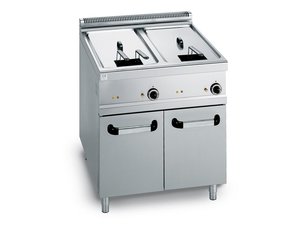 Elektro Doppelfritteuse, 2x 22 Liter, 800 x 900 x 900 mm,...