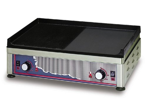 Griddleplatte, Grillflche  glatt  gerillt,...