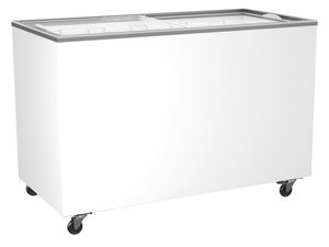 Tiefk�hltruhe mit Glasschiebedeckel, Inhalt 416 Liter,...