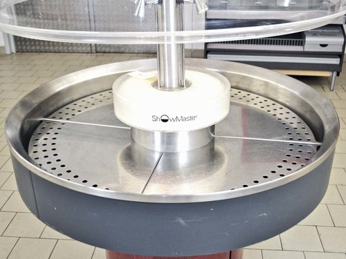 Salatbar Vorspeisenbuffet Showmaster G111 mit Acrylglashaube und automatischer Hubvorrichtung