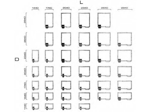 Tiefkhlzelle, 100er Wandstrke, 2500er Hhe, in verschiedenen Gren