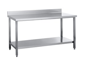 Arbeitstisch mit Aufkantung und Grundboden, Bautiefe 70...