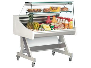 K�hlvitrine Sado 20 GP, kippbare Frontscheibe, auf...