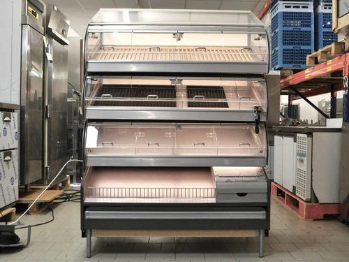 SB Backwarenregal, Brotregal mit 4 Prsentationsflchen, BTH 125 x 80 x 184 cm