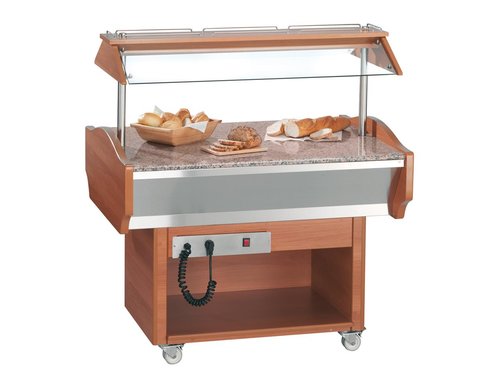 Gastro Buffet neutral, 3x GN 1/1, Granitarbeitsplatte,...